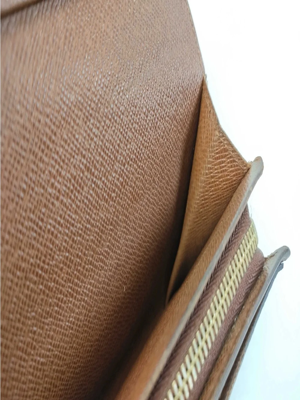 Louis Vuitton Monogram Canvas Tressor Wallet in Brown and Gold